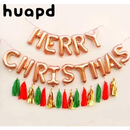 1pcs Merry Christmas Balloons Santa Clause Happy New Year Christmas Balloons Party Decoration Home Xmas Party Decor 2021