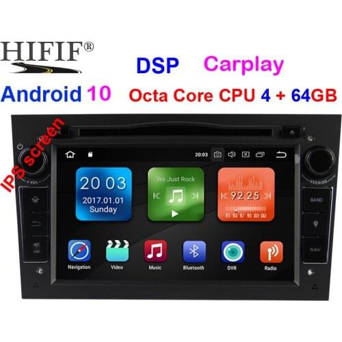 4G+64G DSP IPS Android 9.0 2 DIN DVD GPS for Vauxhall Opel Astra H G J Vectra Antara Zafira Corsa Vivaro Meriva Veda Multimedia