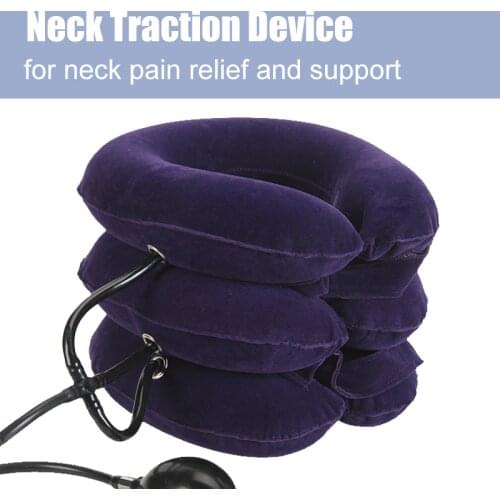 Neck Stretching Machine Air Cervical Traction Tube Home Medical Instruments Orthopedic Pillow Collar Analgesic Tractor Health