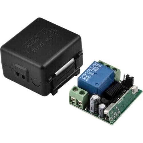 12V 1CH Relay RF Wireless Remote Control 1 Button Receiver Module 315MHz Relay Receiver Module RF Transmitter
