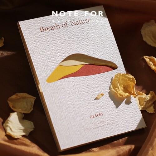 30 Pcs Natural Breath Series Memo Pad Retro Simple Mixed Material Diary Scrapbooking Supplies Student School Stationery Notepad