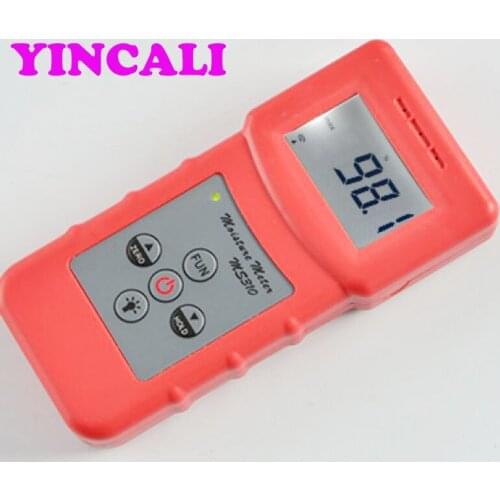 Fast Shipping Inductive Moisture Meter MS310 For wood Measures Data hold function Measure Material Material code select 20 kinds