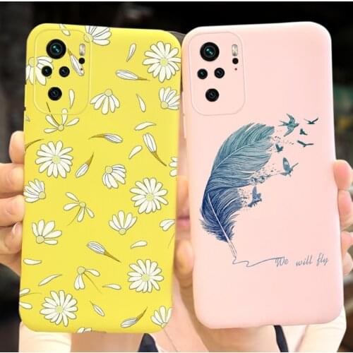 Phone Case For Redmi Note 10 4G 5G Note10 Case Fashion Macaroon Silicone Cover Coque For Xiaomi Redmi note 10 Pro TPU Bumper