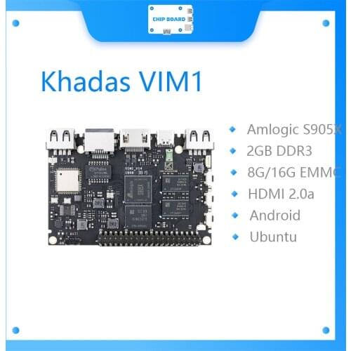 Khadas VIM1 Quad Core Development Board Amlogic S905X Open Source