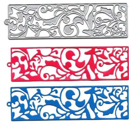 Flower Border Hangings Metal Cutting Dies Scrapbooking Embossing Folders for Card Making Craft Stencil Hobby Punching Molds DIY