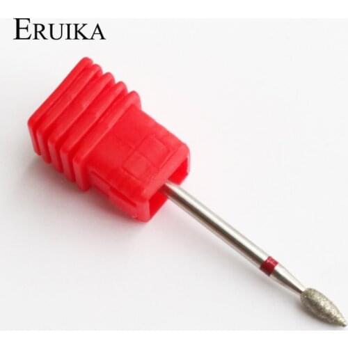 ERUIKA 1PC Diamond Burr Electric Nail Drill Bit Manicure Machine Accessory Nail Rotary Art Tool Milling Cutter Bits