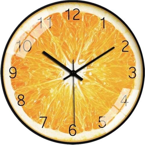 Creative Simple Wall Clock Cute Cartoon Color Mechanism Silent Kids Bedroom Quartz Wall Clock Reloj Pared Home Decor DL60WC