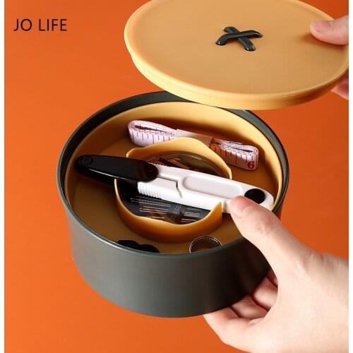 JO LIFE DIY Multifunctional Sewing Box Set Button Design Portable Kitting Needles Tools Embroidery Craft Sewing Kits