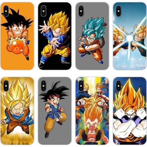 For Samsung Galaxy J1 J2 J3 J4 J5 J6 J7 J8 Plus 2018 Prime 2015 2016 2017 cartoon Dragons DBZ Ball z super Son Goten Soft Covers