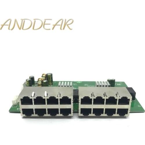 OEM New model 16Port Gigabit Switch Desktop RJ45 Ethernet Switch 10/100/1000mbps Lan Hub switch 16 portas motherboard