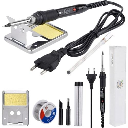 JCD LCD soldering iron 80W 220/110V adjustable Temperature Welding Solder Repair tool soldering iron Tips Ceramic heat kits