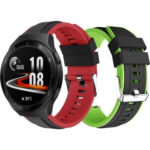 22mm Silicone Wristband Strap for HUAWEI Watch GT 2e Band Bracelet for Huawei GT 2 46mm & HONOR MagicWatch 2 46mm Watchbands