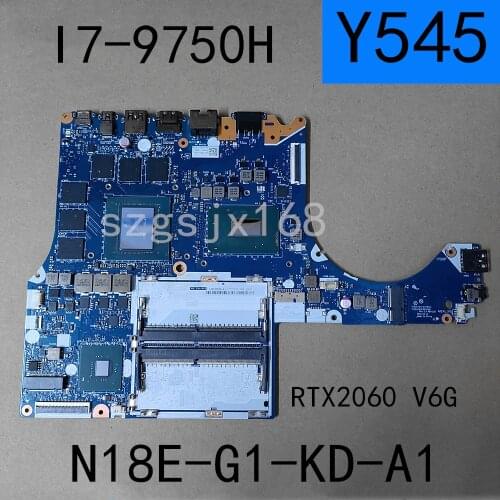 Rtx2060 6g-gpu NM-C221 mainboard for lenovo legion y545 laptop computer motherboard with i7-9750H cpu 100% fully tested