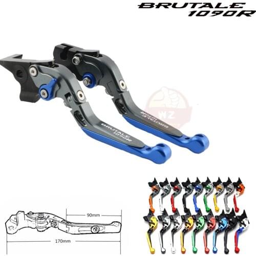 Logo (BRUTALE 1090R) for MV Agusta BRUTALE 1090R 1090 R 2014 CNC motorcycle brake clutch levers