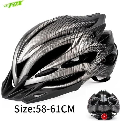 BATFOX Bicycle Helmet Adult Sports Riding Helmet Safety Cycle Outdoor Sports Helmet Cap Casco Bicicleta Hombre MTB Bike Helmet
