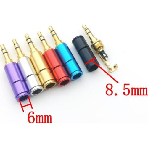 High quality 3.5mm stereo Audio Male Plug Jack Connector adapter solder