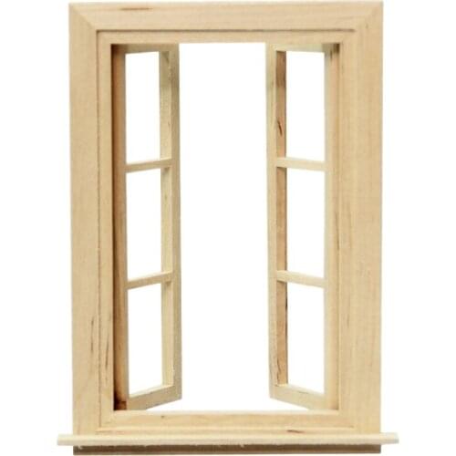 1:12 Dollhouse Furniture Vintage Three Layers Wooden Flower Stand Rack Dollhouse Miniatures Accessories