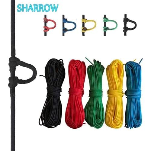 1pc Compound Bow D Loop Rope Bow Release Bowstring for Outdoor Sports Archery Hunting Training Shooting Targeting Accessories