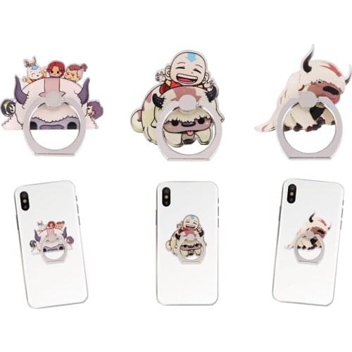 20pcs/lot BH1637 360 Degree Cartoon Magic Story Finger Ring Smartphone Stand Holder Mobile Phone Funny Holder For All Phone