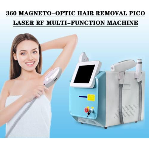 3 in 1 Portable 360 Megneto IPL OPT SHR Elight hair removal machine RF ND YAG Laser 1064 tattoo remove beauty Machine
