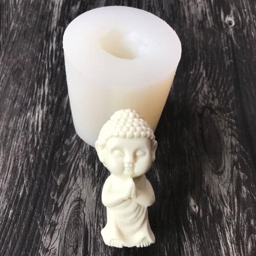 3D Buddha statue silicone mold candle mold home decoration