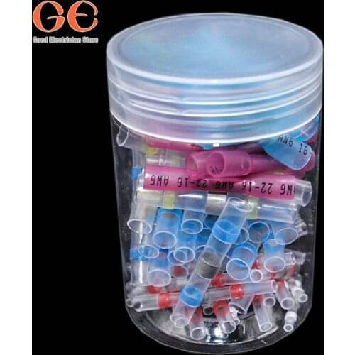 80PCS Waterproof Solder&Seal Heat Shrink Butt Connector Soldering Sleeving Kits electrical connectors wire butt connector
