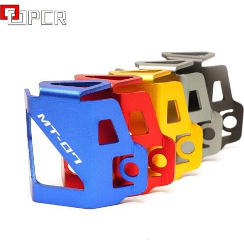 For YAMAHA MT09 MT07 MT 09 MT 07 2015 2016 2017 2018 2019 2020 2021 Moto Accessories Rear Fluid Reservoir Guard Cover Protector