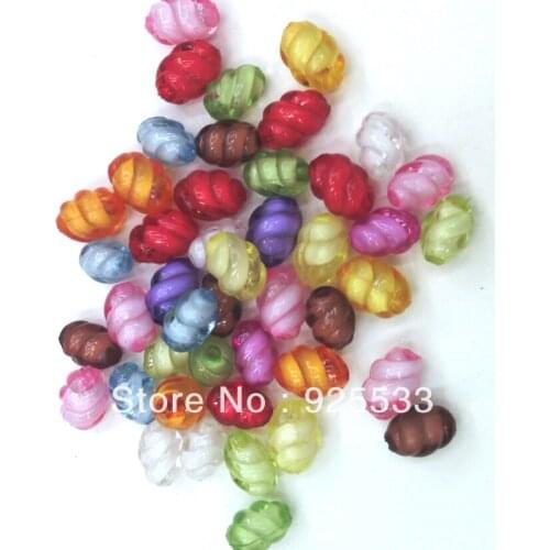 Free shipping 830pcs/lot 14mm screwed new fashion colful acrylic jewelry loose beads for bracelet and necklace DIY