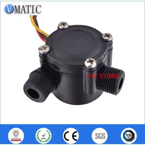 Free Shipping VCA368-4 Plastic Vertical And Horizontal Direction Liquid Water Flow Sensor