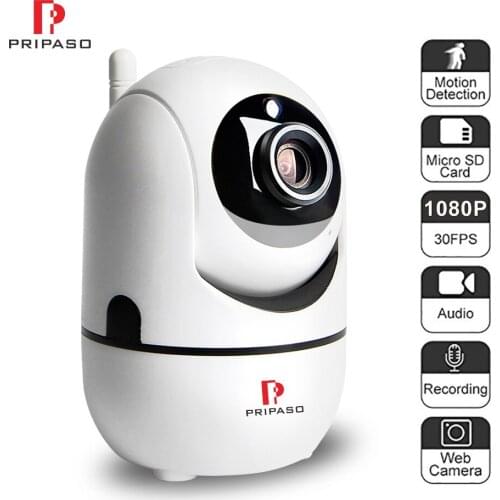 Pripaso Wireless ipcamera 1080P 2.0MP IP cloud Camera Auto Tracking Network WiFi Camera Baby Monitor CCTV Surveillance Camara
