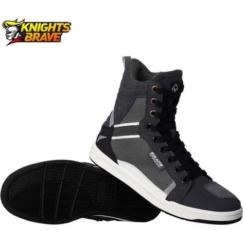 Motorcycle Boots Men Motocross Boots Summer Motorcycle Shoes Botas Moto Breathable Motobiker Racing Riding Botas Para Moto