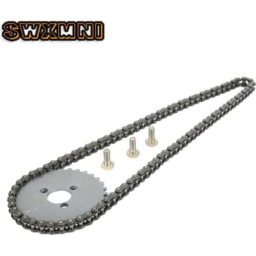 Lifan 125cc Motorcycle 90 Links Timing Chain 32T Timing Gear Sprocket For 125 1P52FMI Horizontal Engines Dirt Pit Bike ATV Parts