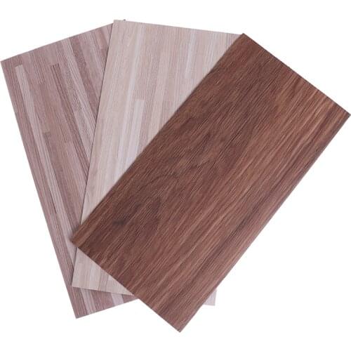 Wood Floor DIY Material Dollhouse Miniature PVC Imitation Wood Grain Floor For Dollhouse Decals New