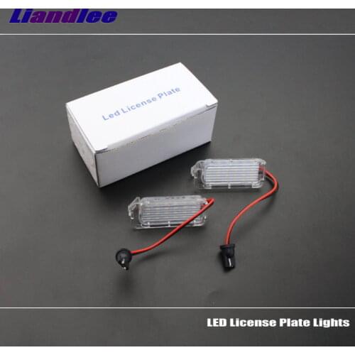 For Ford Escape EcoSport Fiesta Galaxy 2004~2016 LED Car License Plate Light Number Frame Lamp