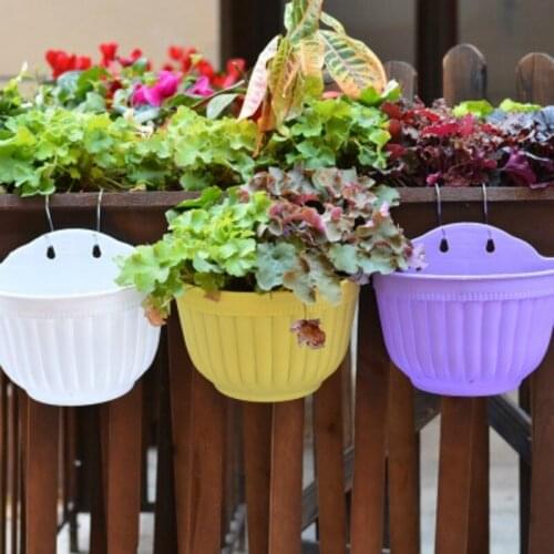 Home Resin Garden Hanging Planters Pot Wall Baskets Hanging Basket Flower Pot Flower Pots pots for plants