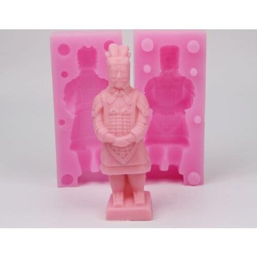 Handmade Soap DIY Mold Terracotta Shape 3d Solid Fragrance DIY Aromatherapy Candle Mold Terracotta Home Decoration Mold