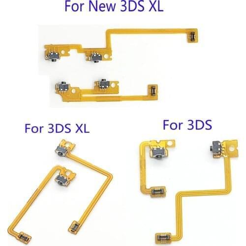 10pcs L/R Left Right Button Flex Cable for Nintend 3DS/New 3DS XL /3DSXL Left Right Shoulder Trigger Button Switch Flex Cable