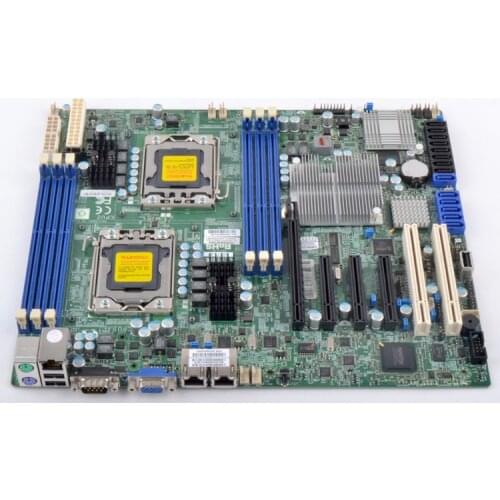 Used Applies to for Supermicro X8DTL-6 -6F-3 -3F -I -IF LGA1366 X58 Two-way game hang-up server workstation motherboard support