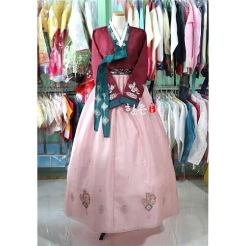 Korea Imported Fabric / Mother Hanbok / Korean Traditional Clothing / Korean Hanbok