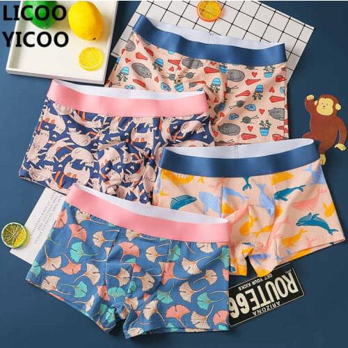 LICOOYICOO Men's Briefs With Print
