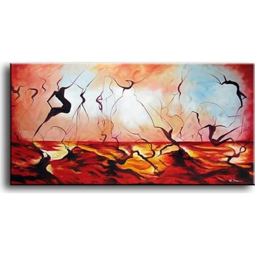 Oil painting Custom-made Abstract Modern art seascape DM16120801