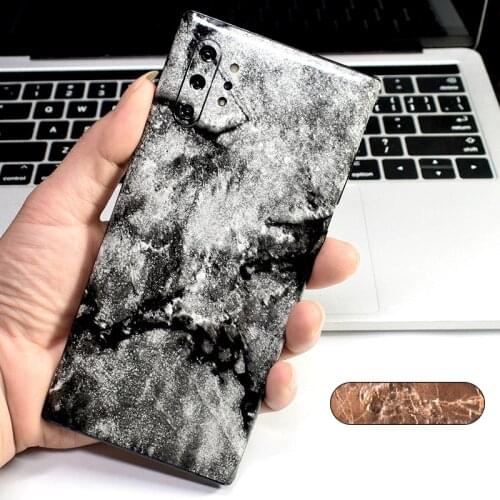 Marble Matte Film Wrap Skin Phone Back Paste Sticker For SAMSUNG Galaxy Note 20 S20 Ultra Note 10+ 8 9 S10 Plus S10e S9 S8+Film