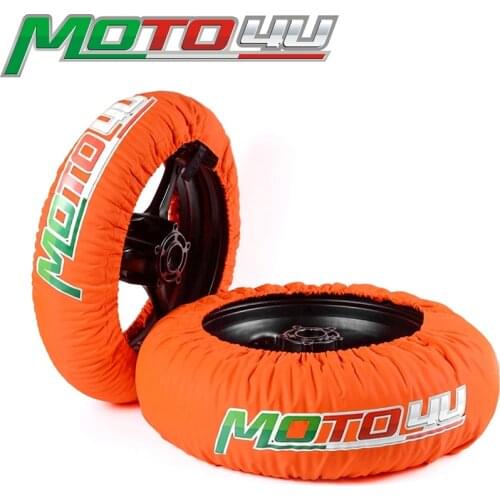 MOTO4U New Motorcycle Tire Warmer Tyre Cover Warmer Set C120/ 200 17 inch Front and Rear RACING