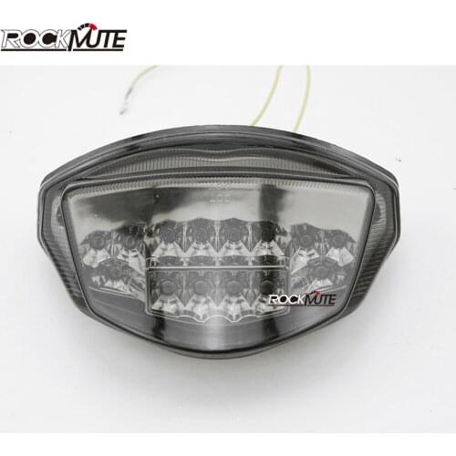 Motorcycle Integrated LED Rear Tail Light Brake Turn Signal Blinker Lamp Smoked For Suzuki GSXR GSX-R 1000 2007-2008