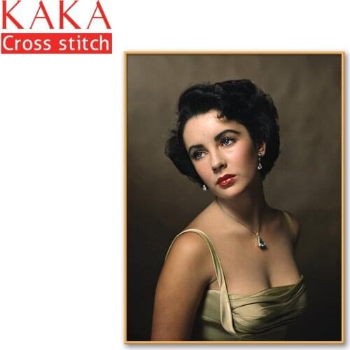 Cross stitch kits,Embroidery needlework sets with printed pattern,11CT-canvas for Home Decor Painting,Portrait Full NCKP042