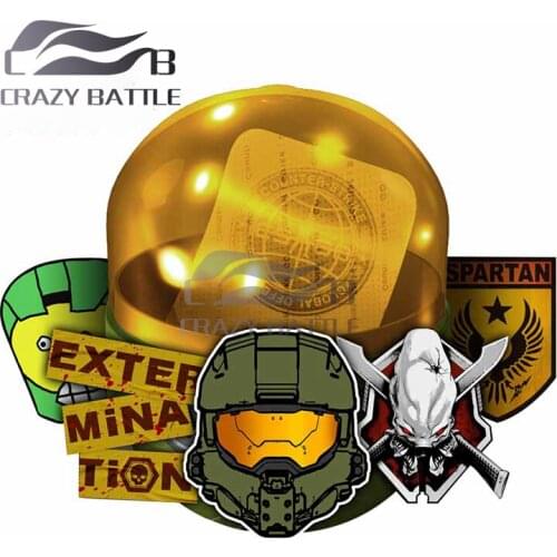 Crazy Battle 13 x 11.2 cm for CSGO Decal Surfboard Laotop Car Stickers Windshield Scratch-Proof Laptop Camper Graphics
