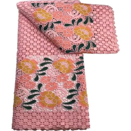 Nigerian African Wax Fabric Cotton Wrap Print Batik Material Newest Ankara High Quality Hot Golden Pagne 6 Yards For Sewing