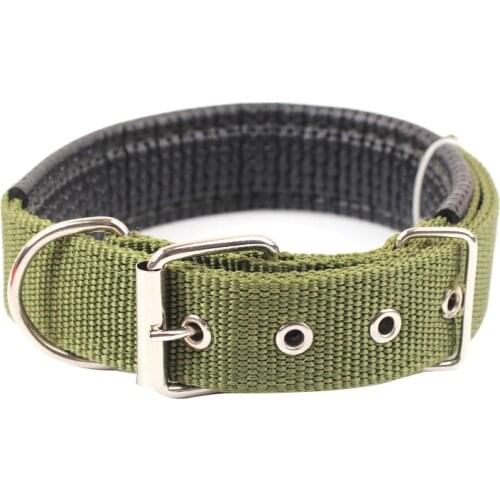 5 Sizes Dog Collar Adjustable Tactical Pets Dog Collars Leash Control Handle Training Pet Cat Dog Collar For Small Large Dogs