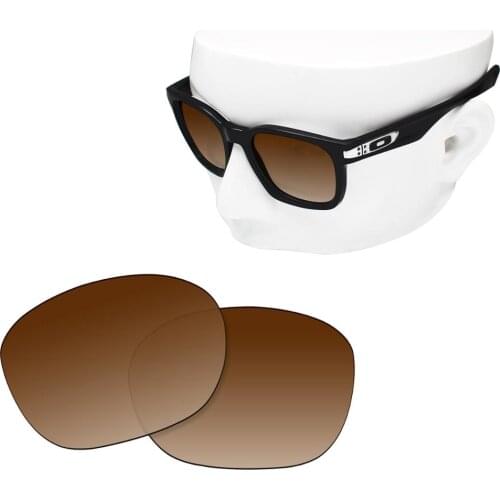 OOWLIT Polarized Replacement Lenses of Brown Gradient for-Oakley Garage Rock OO9175 Sunglasses