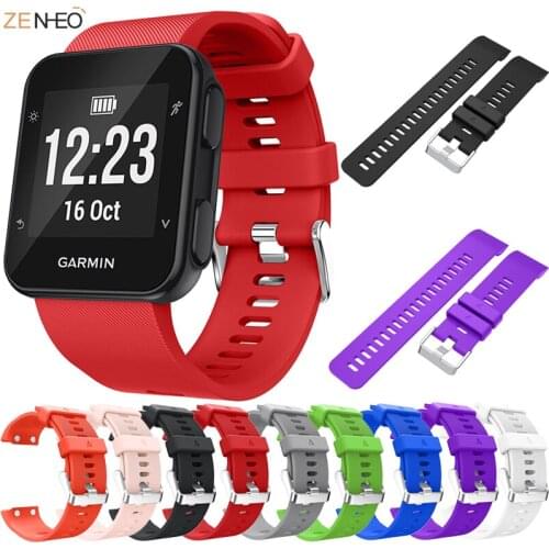 Replacement Wristband Watch band For Garmin Forerunner 35 Wrist strap Silicone Soft Band Strap For Garmin Forerunner 35 Bands